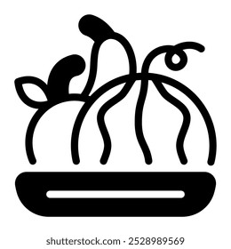 Este icono de fruta es adecuado para el día de Acción de Gracias y la temporada de otoño, etc.
