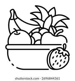 Este icono de fruta es adecuado para el Día de Acción de Gracias.