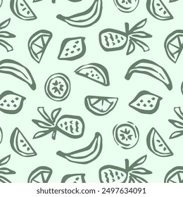 This is Fruits Pattern design, format eps 10