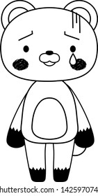 This is a full-length illustration of the cute Bear character set.
