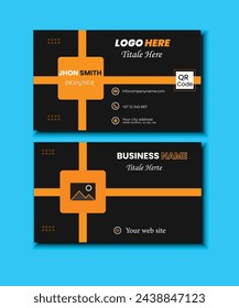 This fully editable business card template can be used to represent your company.
Elevate your professional image with this sleek business card design. The minimalist layout features bold typography, 