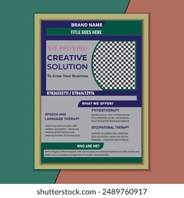 This is fully editable Flayer template can be used to represent your company.Flyers are an essential tool for marketing and communication that may be used to raise awareness of various topics as well