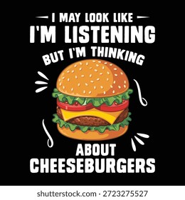 Dieses lustige Cheeseburger T-Shirt-Design präsentiert verspielten Food-Humor, der perfekt für Fans der klassischen Fast-Food-Kultur ist. Für Burger-Liebhaber jeden Alters kreiert, bringt die fröhliche Grafik eine leichte Stimmung zu lässigen Outfits und Alltagsmode. Ideal für Familienbekleidung, Partys oder entspannte Ausflüge, passt das Design gut in Print-on-Demand-Bekleidungskollektionen. Geeignet für Männer, Frauen und Kinder, es ist ein großes Geschenk Option für Lebensmittel, Snack-Enthusiasten, und jeder, der süße, humorvolle Designs von beliebten Komfort-Lebensmittel inspiriert genießt.
