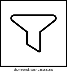 This funnel liquid icon can be used for various purposes 