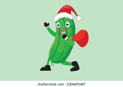 This Is A Funny Christmas Pickle Design.