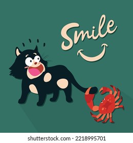 this is a 
funny drawing smile. template 