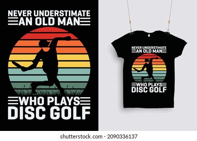 Esta divertida camiseta de golf en disco de Vintage ha sido creada para los aficionados al golf, los aficionados al golf en disco, los hombres de golf, hará un regalo asombroso para tu papá, tío, padre, Navidad perfecta 