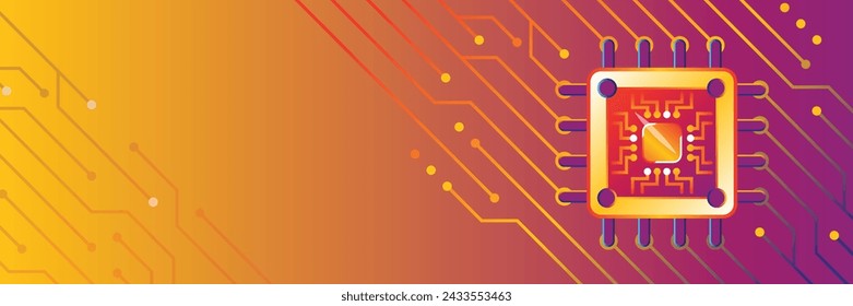Dies ist futuristischer Background Stock, inspiriert von Digital Circuit und Prozessor Konzept. Cooles Design-Set für Ornament, Zubehör, Element oder jede Grafik-Design-Anforderungen.