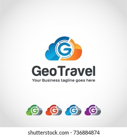 This is a G and cloud logo new design used for many projects.