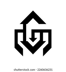 This is the G and M logo combined so it looks interesting