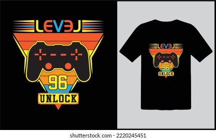 This is gaming level 96 t-shirt. this t-shirt is best design and most colorful design, top trending, best selling design.