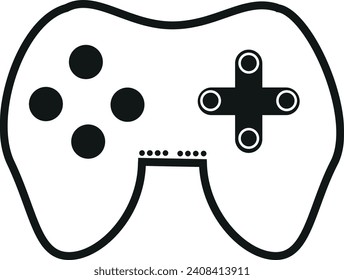 este es un icono remoto de juegos en estilo único