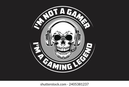 This is gaming T-Shirt Design.