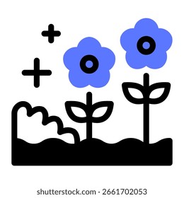 Este icono de jardín es adecuado para la temporada de otoño, etc.