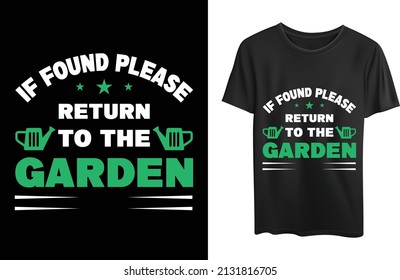 This is a Garden Typography Vector Design. You can use this anywhere you want