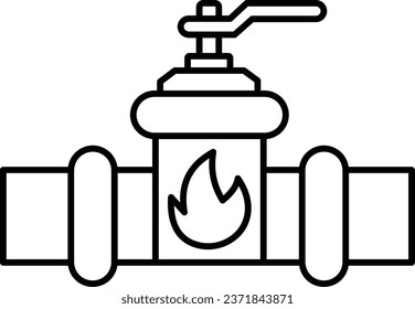 This is a Gas tap Line Vector Icon easily modified with filled and trendy colours combination, you'll find representations of essential of icon concepts.

