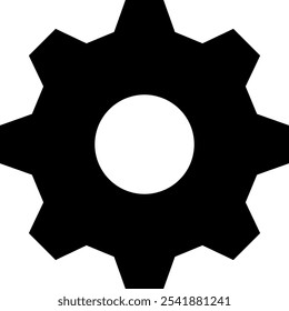 This is a gear icon (settings mark).