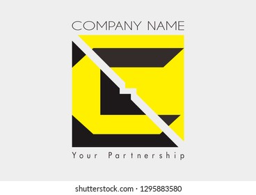 This is a general corporate logo concept. The combination of yellow and black leads more to the construction business