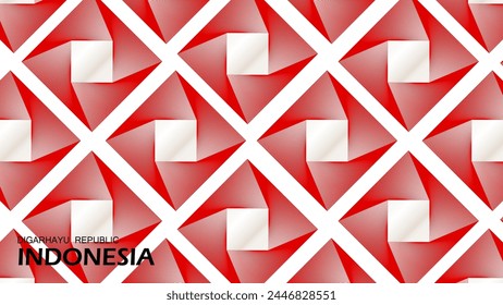 This is a geometric, abstract square line  seamless pattern Indonesian background. Vector illustration