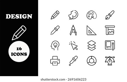 Este conjunto de iconos de diseño geométrico presenta Elementos de arte de líneas de Vector modernos, mínimos y limpios. Archivo EPS totalmente editable perfecto para branding, Web, presentaciones y proyectos creativos.
