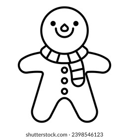 This Gingerbread icon is suitable for The Birth of Jesus or Christmas, Religion, Christian, etc.