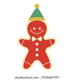 This gingerbread illustration is suitable for Christmas Event.