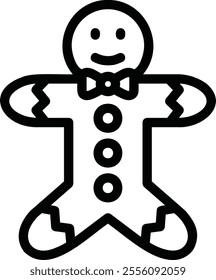 this is a gingerbread man icon