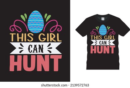 This Girl Can Hunt T shirt Design