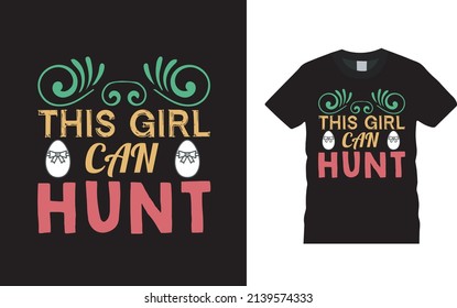 This Girl Can Hunt T shirt Design