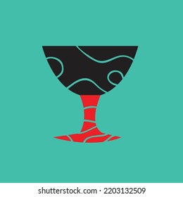 This is Glass Cup Classic Logo