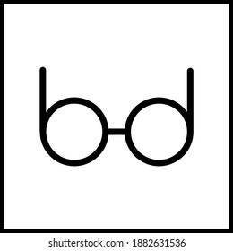 This glasses icon can be used for various purposes 