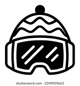 This Glasses icon is suitable for winter season, holiday, Christmas, etc.