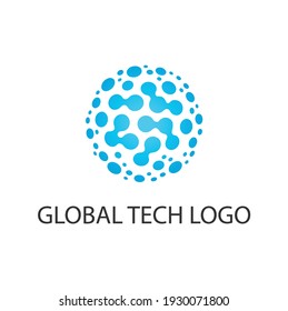 This is Global Tech Logo Design.