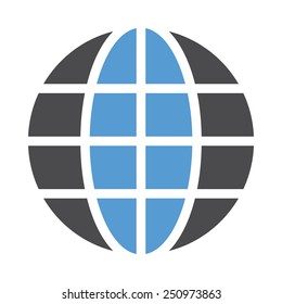 This globe icon relates to education and science. It is recommended for use on websites, web applications and mobile applications.