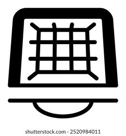 This Goalpost icon is suitable for football, soccer, sport etc.