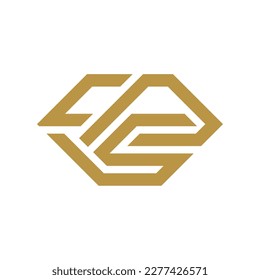 This is the gold CAS Initial logo in the shape of a diamond