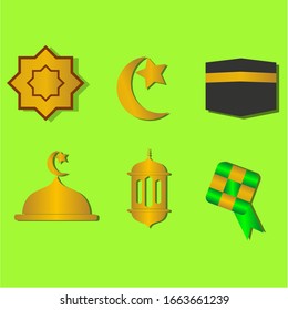 Dies ist ein goldener Satz von ramadan kareem