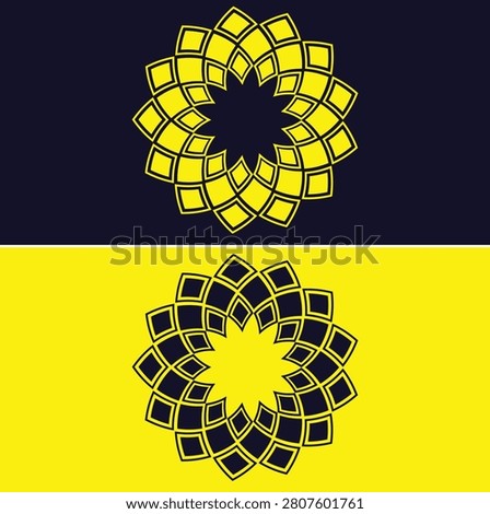 This golden geometric floral mandala vector logo features a striking circular arrangement of interwoven petal-inspired shapes with bold yellow and deep navy color contrast. The symmetrical design delivers a clean, modern, and premium aesthetic, making it ideal for luxury branding, creative agencies, technology companies, wellness businesses, fashion labels, corporate identities, websites, mobile applications, social media graphics, and print materials. Its scalable vector style ensures crisp, professional results on both light and dark backgrounds, creating a memorable and versatile visual identity.

#GoldenLogo #GeometricLogo #FloralLogo #MandalaDesign #VectorLogo #ModernBranding #LuxuryLogo #AbstractDesign #BrandIdentity #MinimalLogo #GraphicDesign #YellowLogo #ProfessionalBranding #CreativeLogo #LogoInspiration