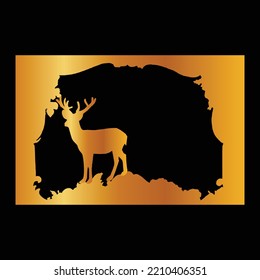 This is a Golden  Vector Element of Merry Christmas.