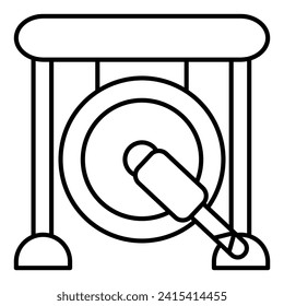 Este icono de Gong es adecuado para el Año Nuevo chino, la cultura china, China, Asia, etc.
