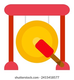 Este icono de Gong es adecuado para el Año Nuevo chino, la cultura china, China, Asia, etc.
