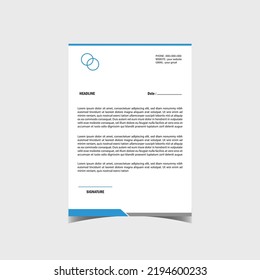 This is a good quality letterhead.