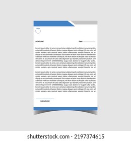 This is a good quality letterhead.