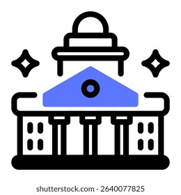 This Government icon is suitable for 4th of July, Independence Day, etc