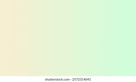 This gradient background blends soft beige with mint green, evoking a sense of freshness, calmness, and subtlety.