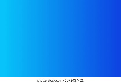 This gradient background transitions from a lighter cyan to a deeper royal blue, creating a serene and calming effect reminiscent of ocean depths or clear skies.