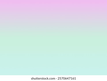 This gradient background transitions softly from pastel pink to mint green, creating a dreamy, serene, and calming aesthetic with delicate hues that evoke a sense of tranquility and elegance.