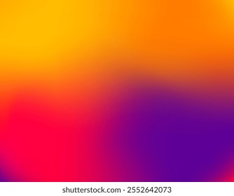  This gradient creates a dynamic and cheerful visual effect, perfect for conveying creativity, optimism and a balanced feeling of warmth. Ideal for modern and attractive backgrounds.