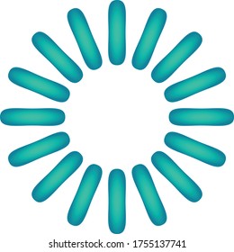 This is a gradient loading spinner, loading wheel, activity indicator which can be used in any app.