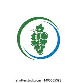 this is grapes logo 100% vector